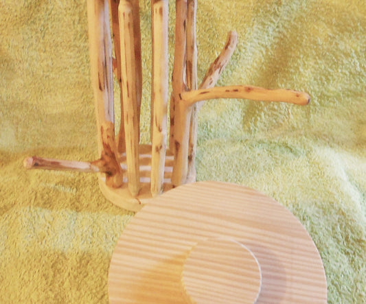 Meisenknödelhalter mit Kegeldach Sonderanfertigung Fat ball holder with conical roof custom-made