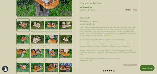 Meine erste 5 Sterne Bewertung