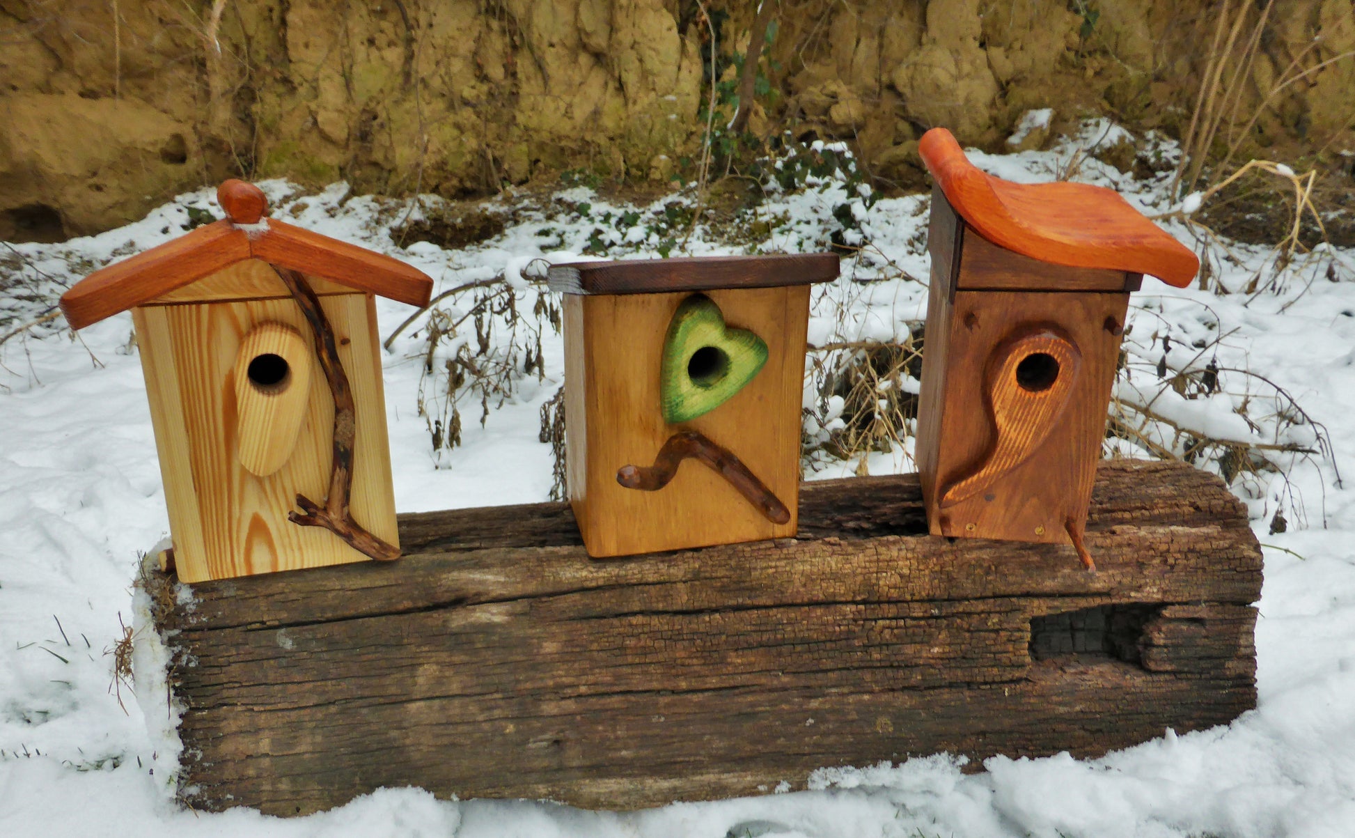 Vogelnistkasten Nistkasten 3 Modelle zur Wahl Handarbeit Altholz Upcycling - BalkanwoodDesign Handmade