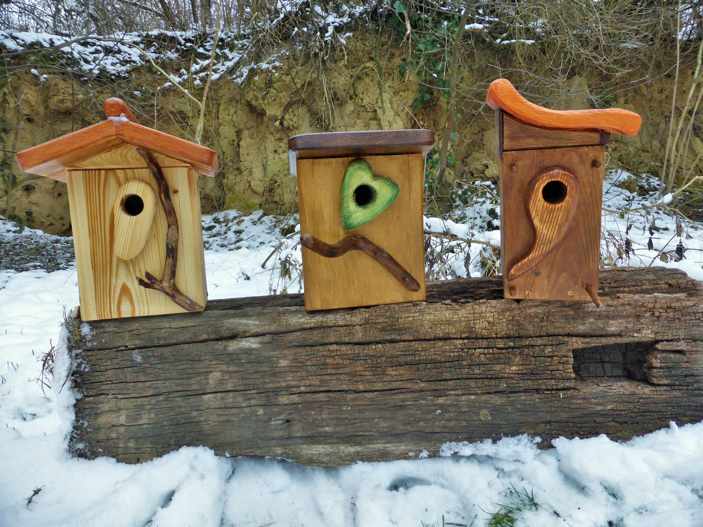 Vogelnistkasten Nistkasten 3 Modelle zur Wahl Handarbeit Altholz Upcycling - BalkanwoodDesign Handmade