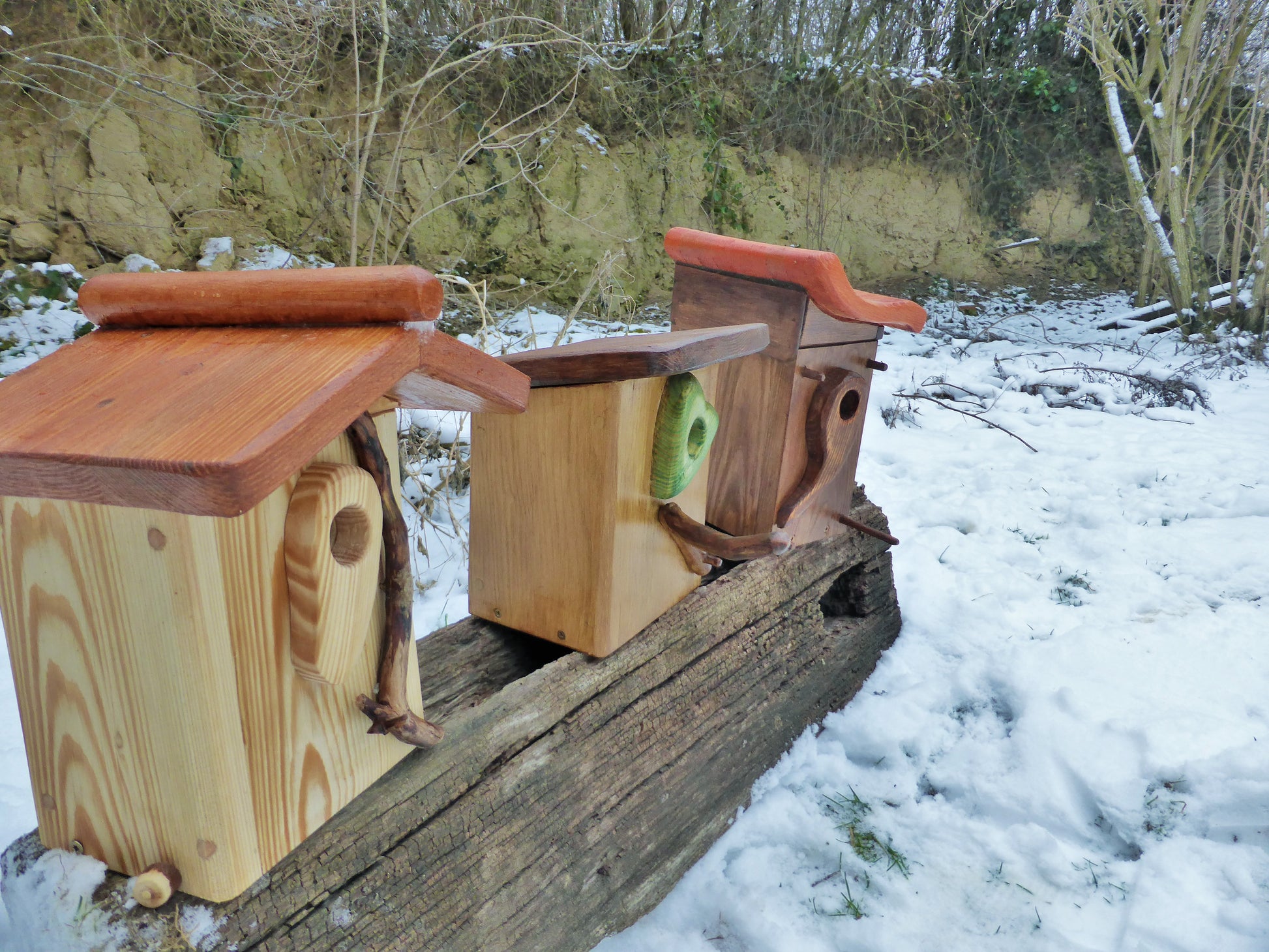 Vogelnistkasten Nistkasten 3 Modelle zur Wahl Handarbeit Altholz Upcycling - BalkanwoodDesign Handmade