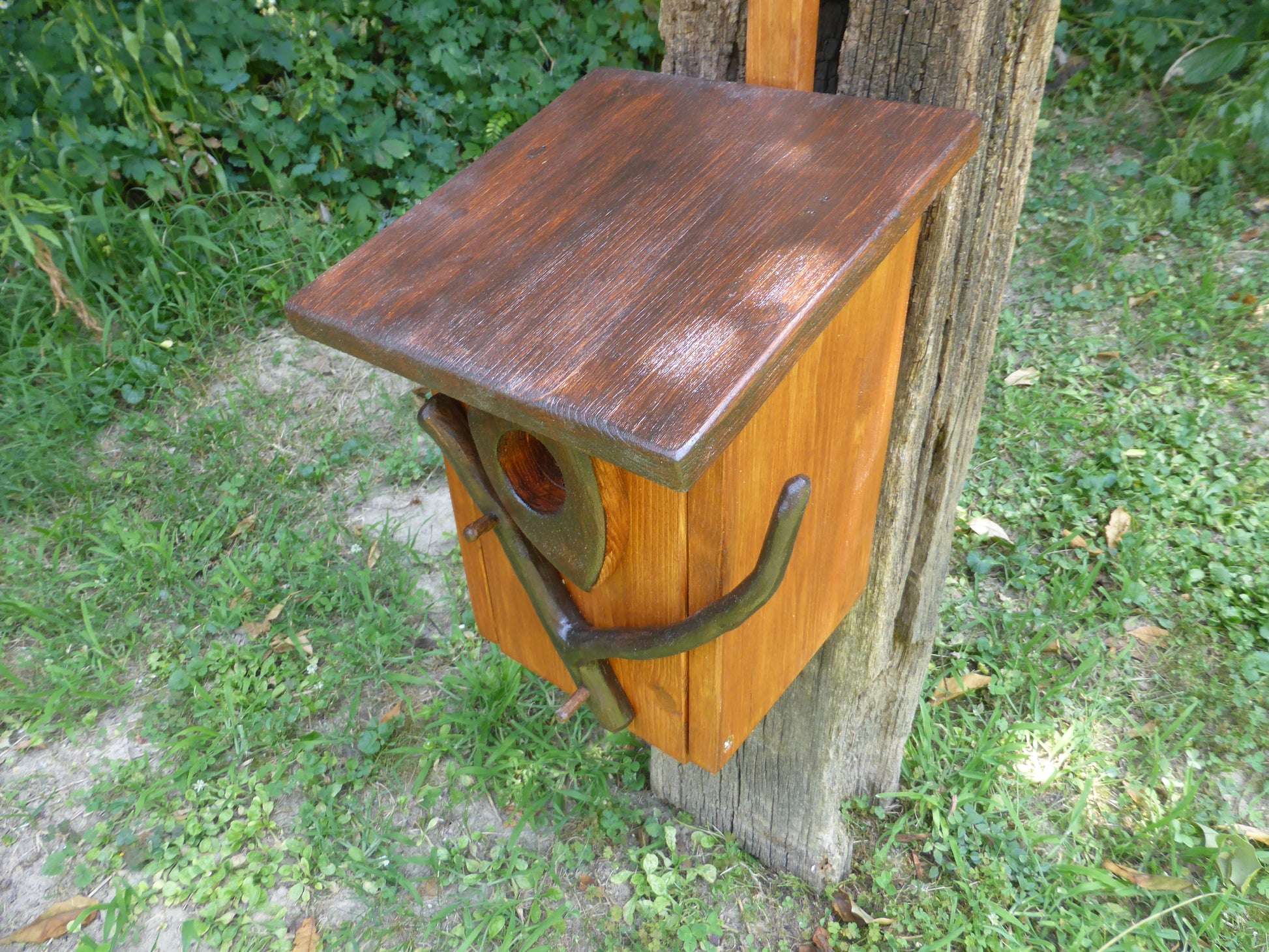 Vogelnistkasten Nistkasten für Stare und Kleiber Handarbeit Altholz Upcycling - BalkanwoodDesign Handmade