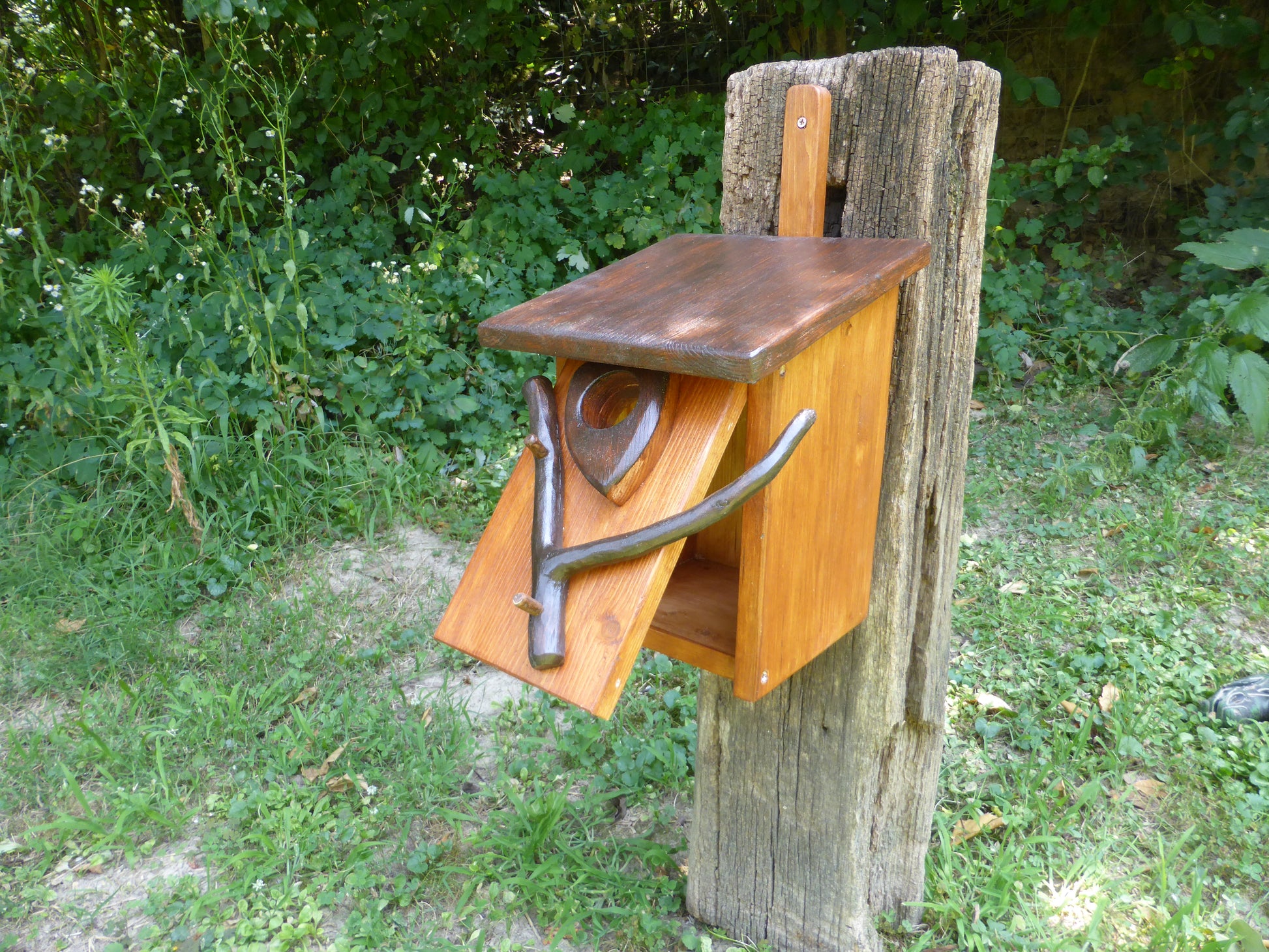 Vogelnistkasten Nistkasten für Stare und Kleiber Handarbeit Altholz Upcycling - BalkanwoodDesign Handmade