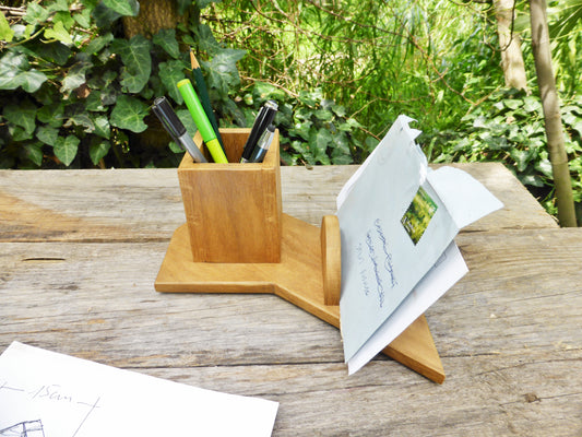 Schreibtisch-Organizer Stifthalter Stiftdose Büro-ordnung Handarbeit upcycling - BalkanwoodDesign Handmade