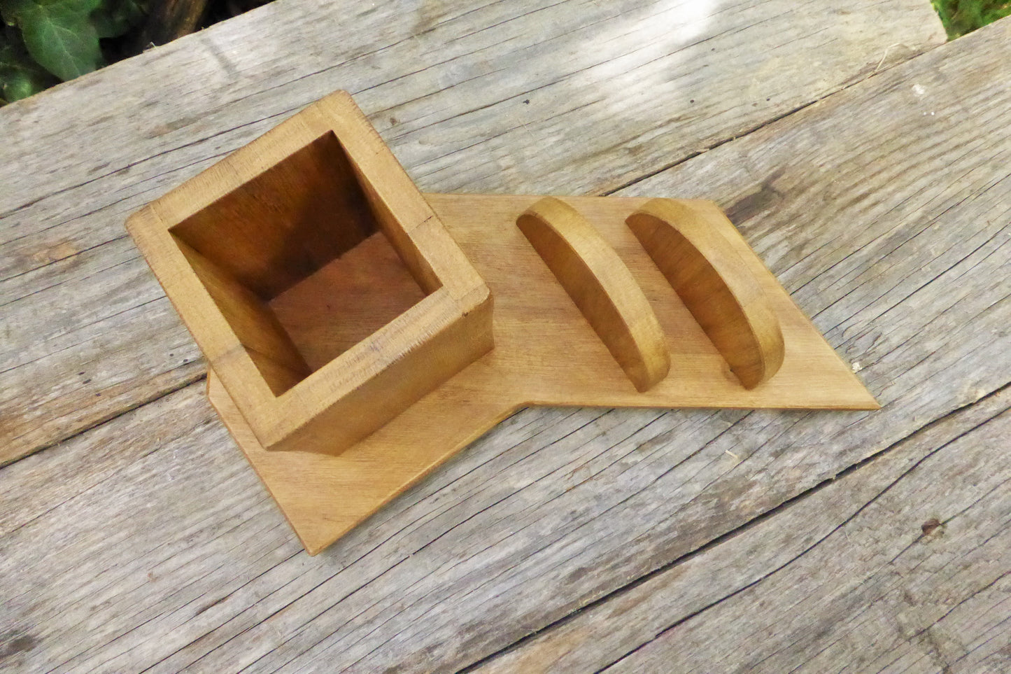 Schreibtisch-Organizer Stifthalter Stiftdose Büro-ordnung Handarbeit upcycling - BalkanwoodDesign Handmade