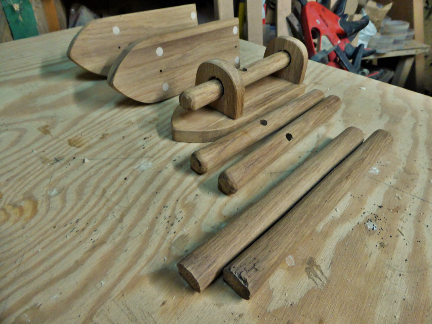 Türriegel aus altem Eichen-Holz Door latch made of old oak wood - BalkanwoodDesign Handmade