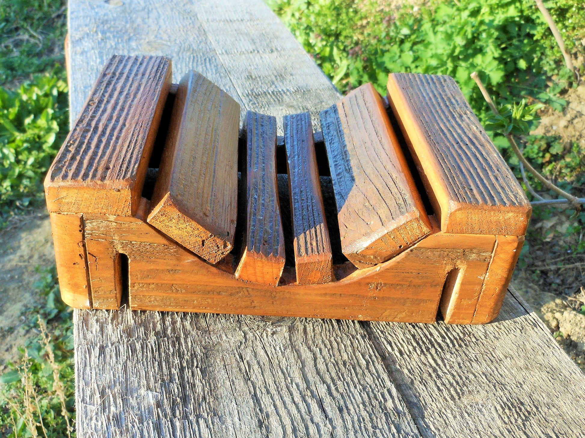 Toilettenpapierabroller Holz shabby passend zum Vintage-Stil upcycling Handarbeit - BalkanwoodDesign Handmade