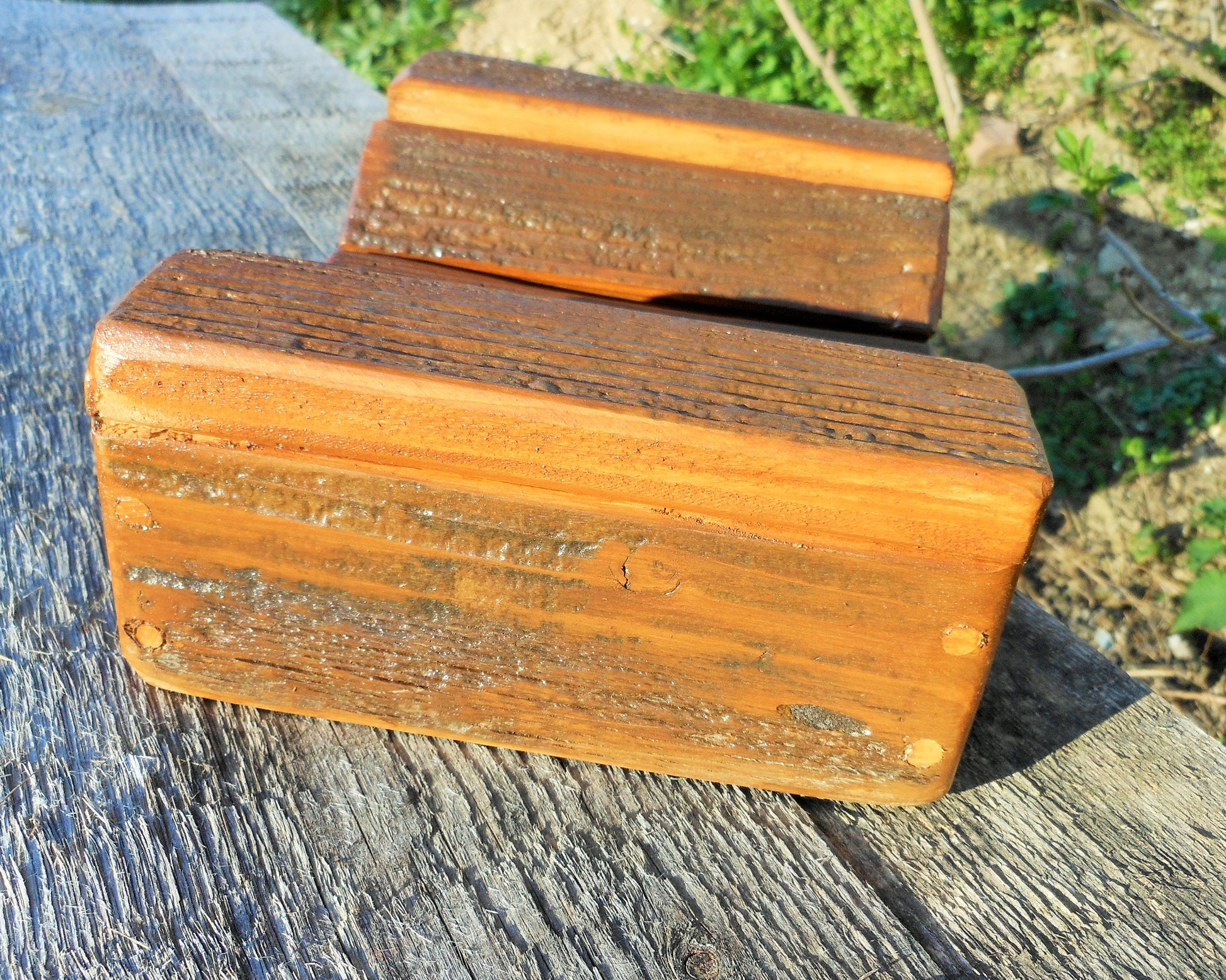 Toilettenpapierabroller Holz shabby passend zum Vintage-Stil upcycling Handarbeit - BalkanwoodDesign Handmade