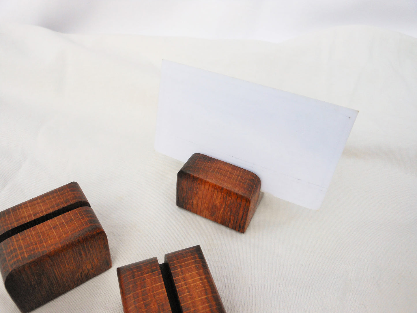 Tischkartenhalter Platzkartenhalter Kartenhalter aus uralter Eiche Hochzeit Feier - BalkanwoodDesign Handmade