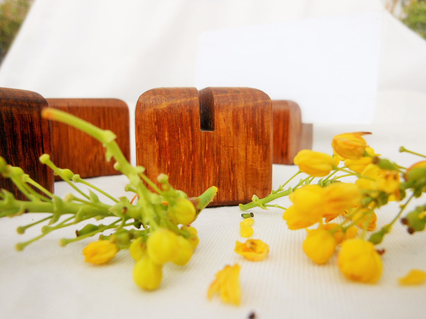 Tischkartenhalter Platzkartenhalter Kartenhalter aus uralter Eiche Hochzeit Feier - BalkanwoodDesign Handmade