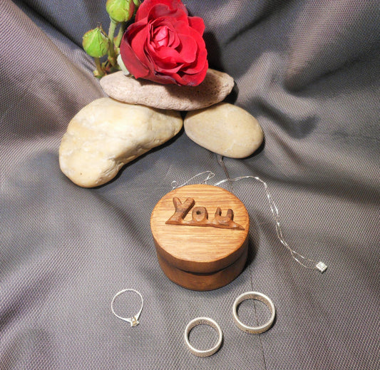 Ringdose  Hochzeit  Heiratsantrag  Ringbox Schmuckdose Geschenk Liebe Upcycling Handarbeit - BalkanwoodDesign Handmade