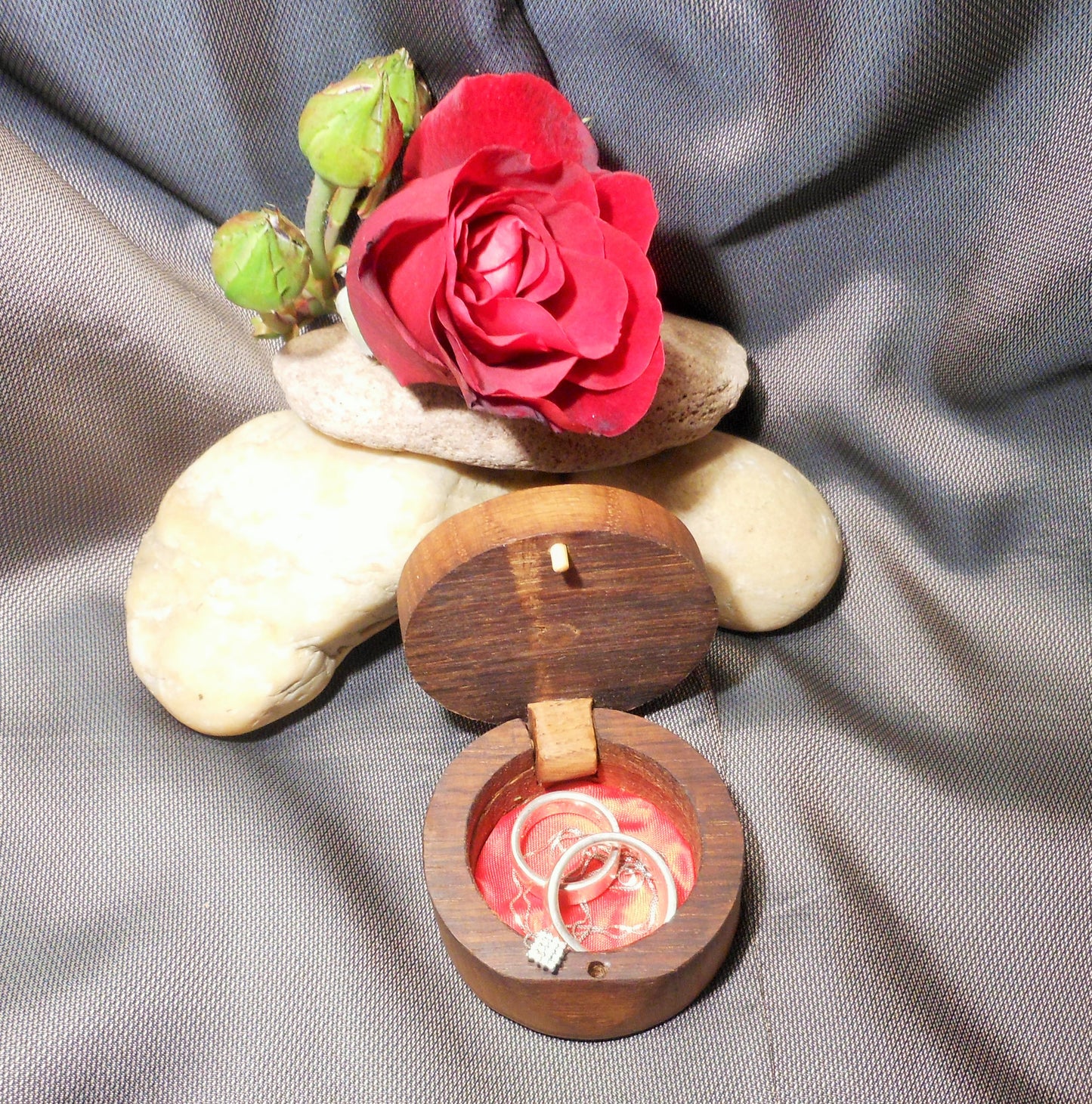 Ringdose Hochzeit Heiratsantrag Ringbox Schmuckdose Geschenk Liebe Upcycling Handarbeit - BalkanwoodDesign Handmade