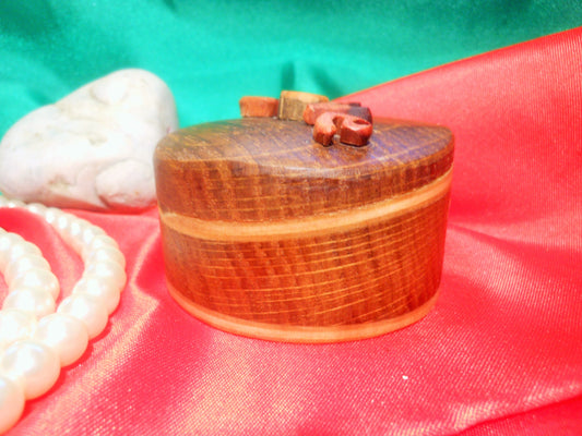 Ringdose  Ringbox Holzringdose  Schmuckbox Handarbeit Geschenk Hochzeit  Heiratsantrag - BalkanwoodDesign Handmade