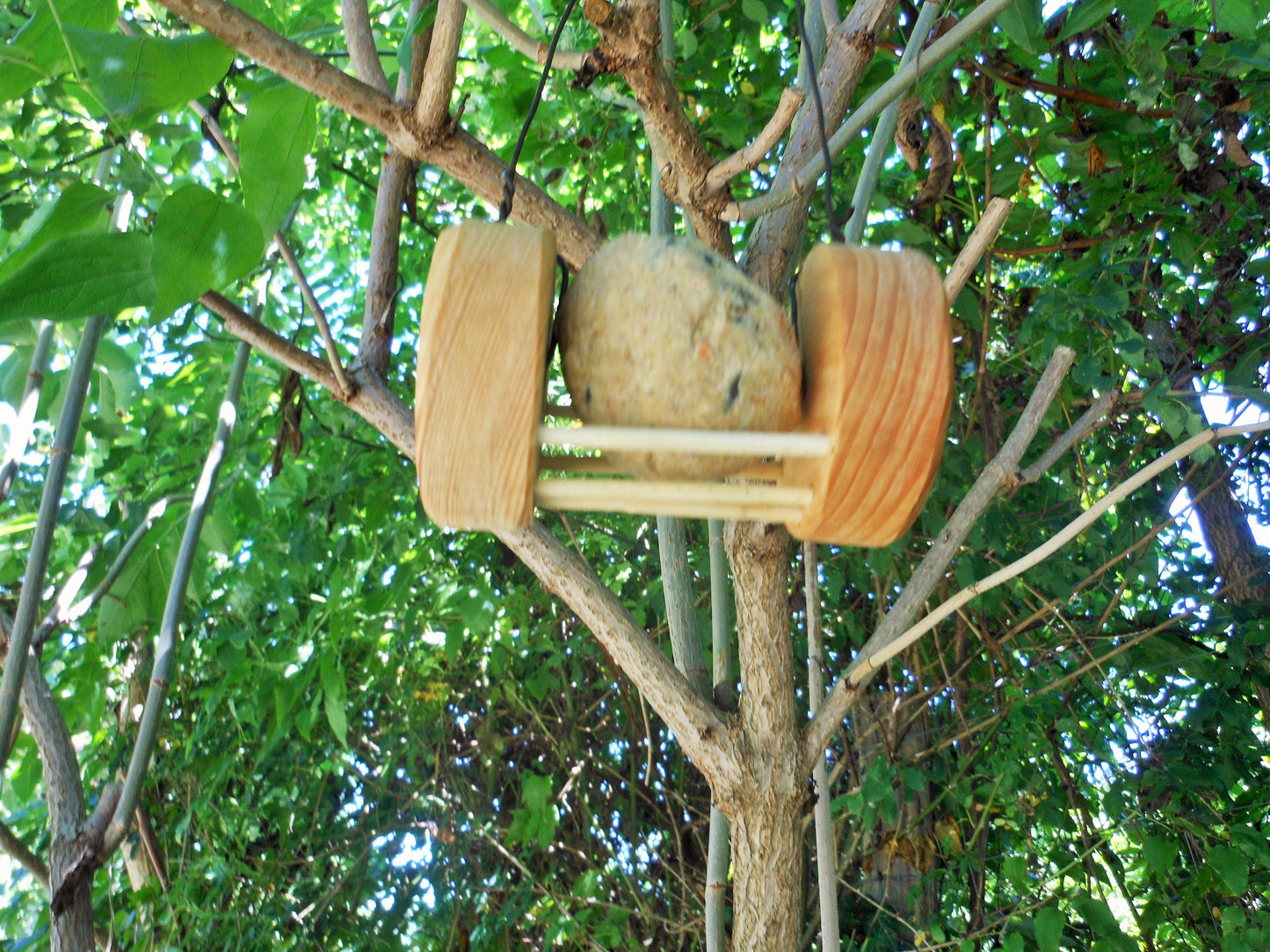 Meisenknödelhalter für Knödel ohne Netz zum aufhängen - BalkanwoodDesign Handmade