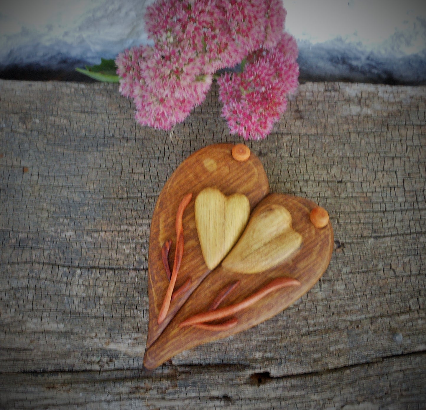 Ringbox Schmuckbox Hochzeitsgeschenk aus uraltem Weinfaß-Eichenholz upcycling - BalkanwoodDesign Handmade