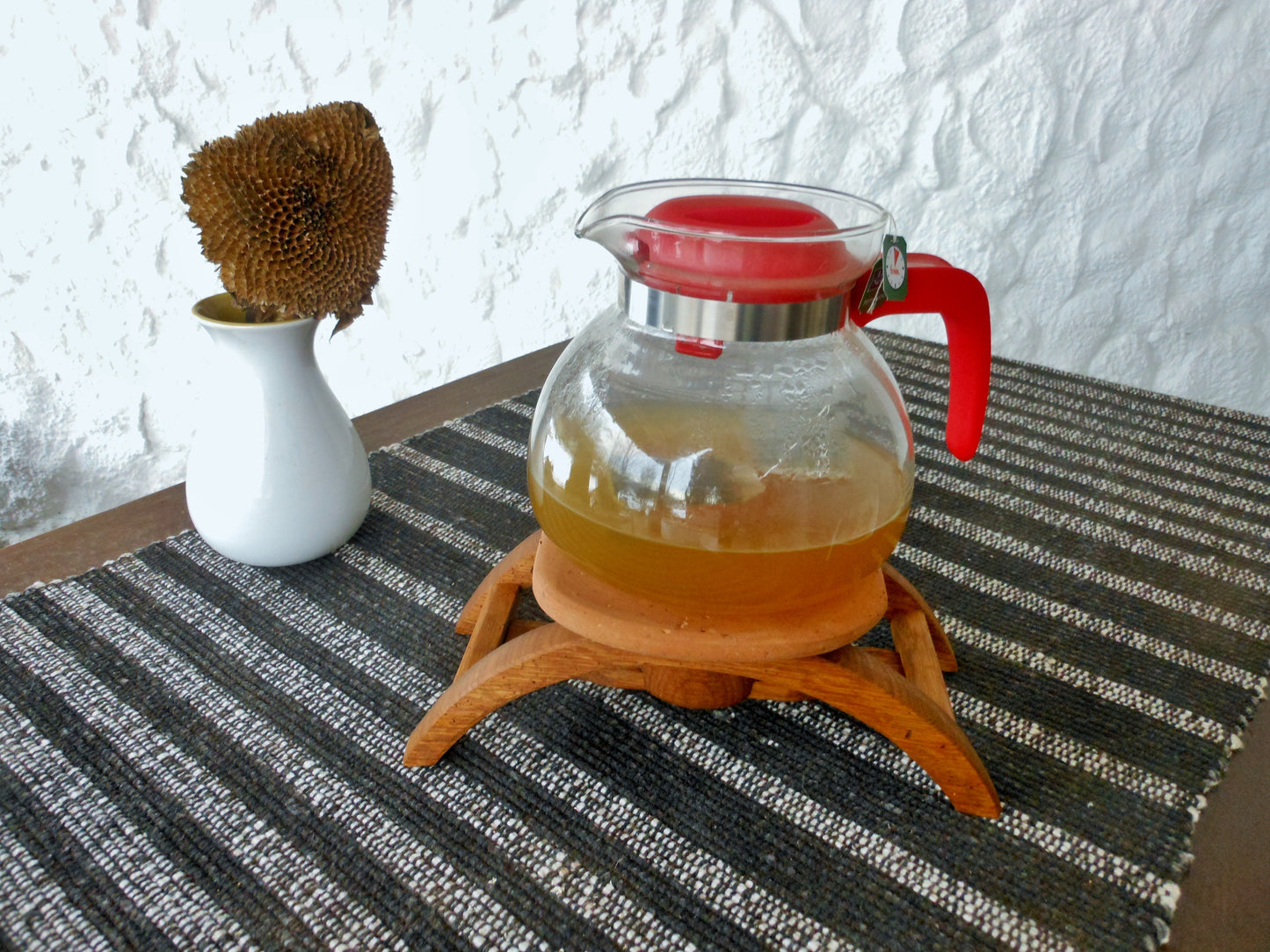 Stövchen Upcycling Tee Wärmeplatte Wärmeplatte für Speisen - BalkanwoodDesign Handmade