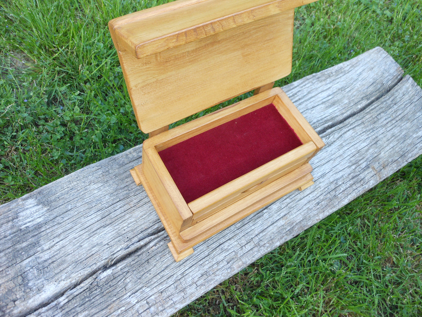 Schmuckschatulle Schmuckbox Schmuckkasten upcycling Handarbeit Ring Kettten jewelry box - BalkanwoodDesign Handmade