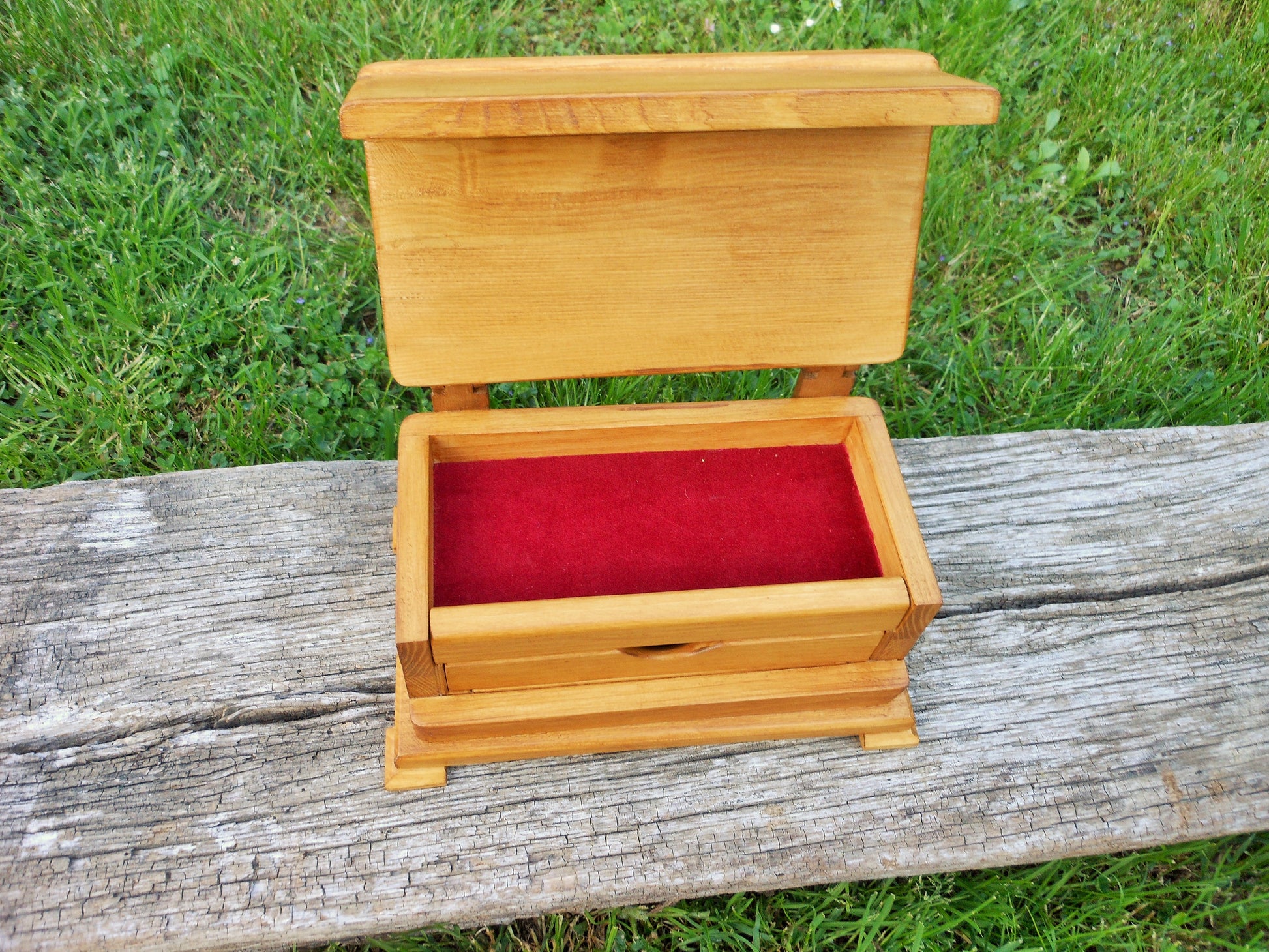Schmuckschatulle Schmuckbox Schmuckkasten upcycling Handarbeit Ring Kettten  jewelry box - BalkanwoodDesign Handmade