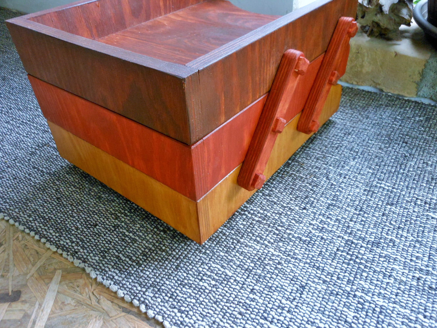 Schreibtischablagen Briefablage Briefbox für A4-Format aus Upcycling-Sperrholz zum Klappen - BalkanwoodDesign Handmade