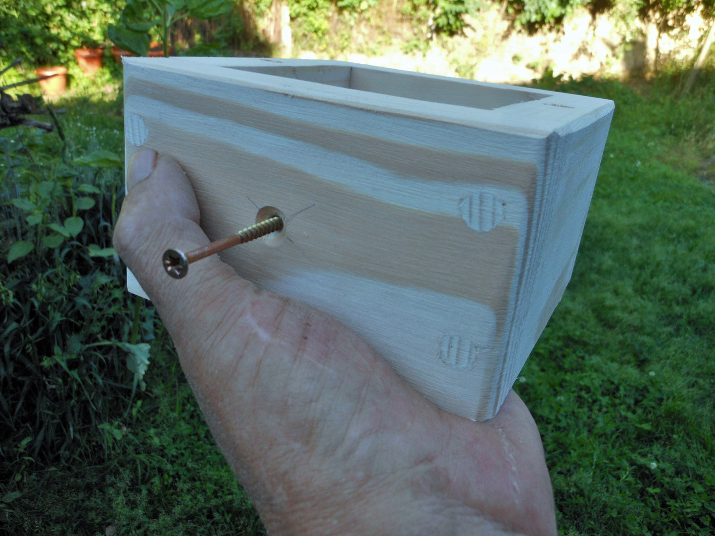 Vogelhausbefestigung für Pfähle - BalkanwoodDesign Handmade