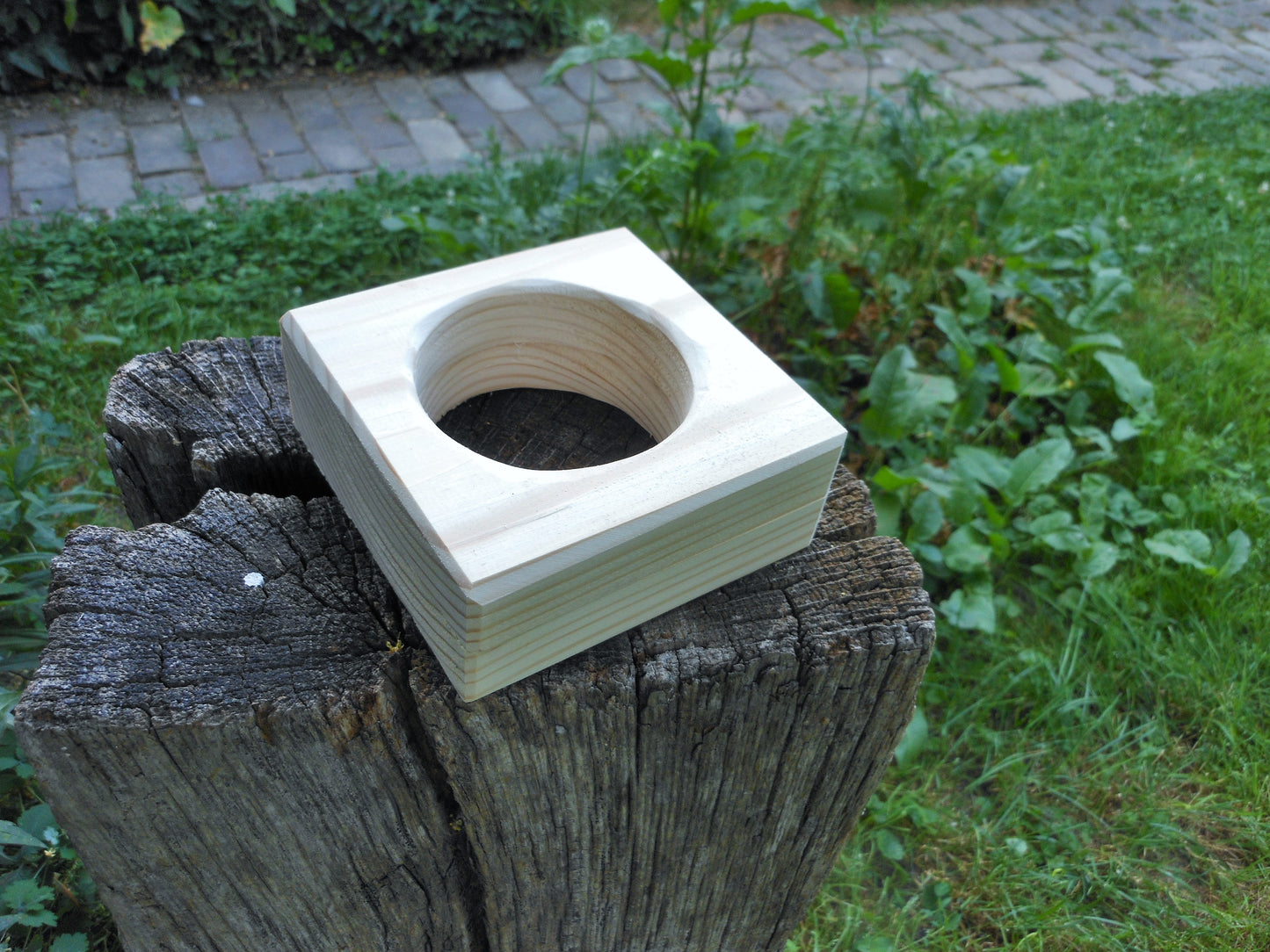 Vogelhausbefestigung für Pfähle - BalkanwoodDesign Handmade