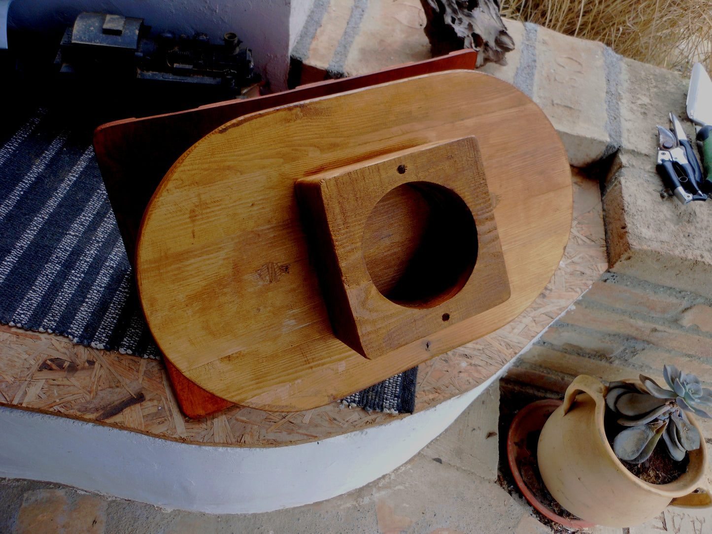 Vogelhausbefestigung für Pfähle - BalkanwoodDesign Handmade