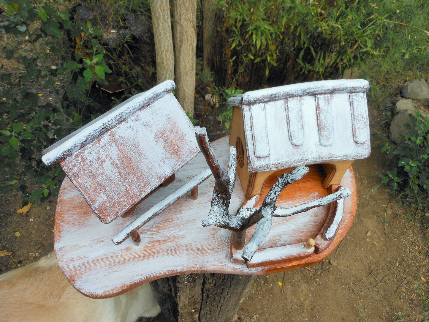 Vogelfutterhaus – Winterlandschaft Birdfeeder Winter - BalkanwoodDesign Handmade