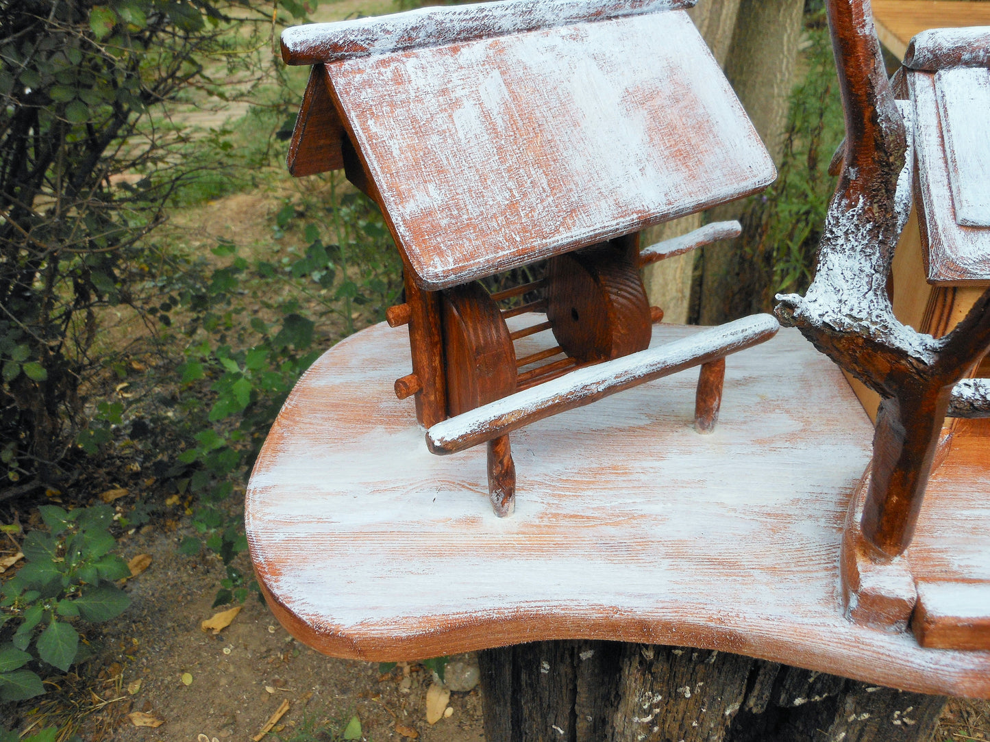 Vogelfutterhaus – Winterlandschaft Birdfeeder Winter - BalkanwoodDesign Handmade