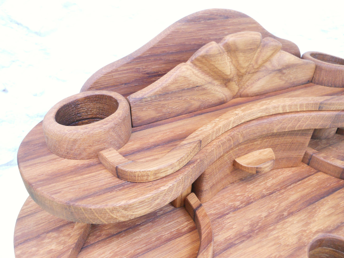 Schreibtisch-Organizer Vintage-Look aus uraltem Holz Organizer für´s anspruchsvolle Büro - BalkanwoodDesign Handmade