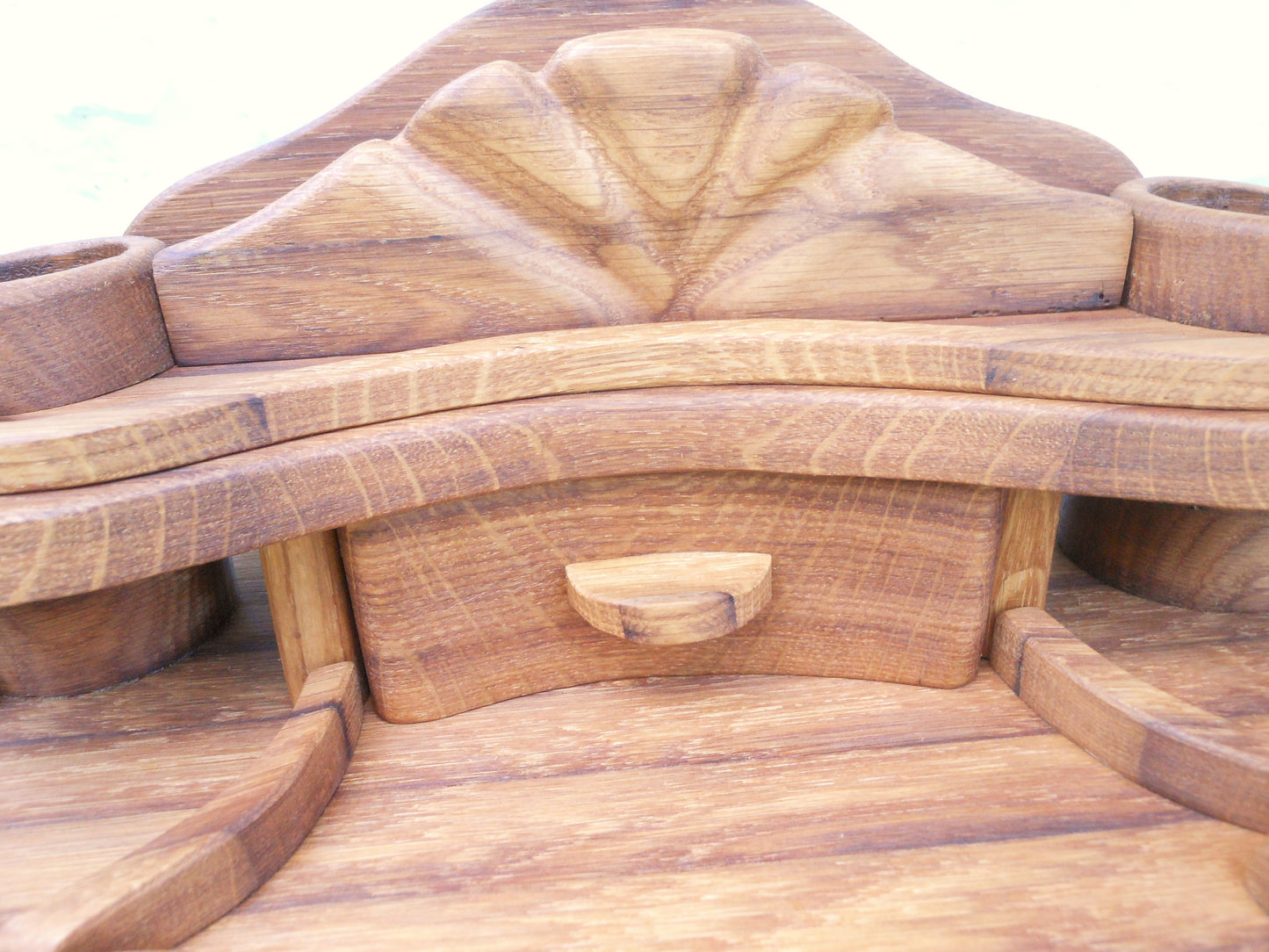 Schreibtisch-Organizer Vintage-Look aus uraltem Holz Organizer für´s anspruchsvolle Büro - BalkanwoodDesign Handmade