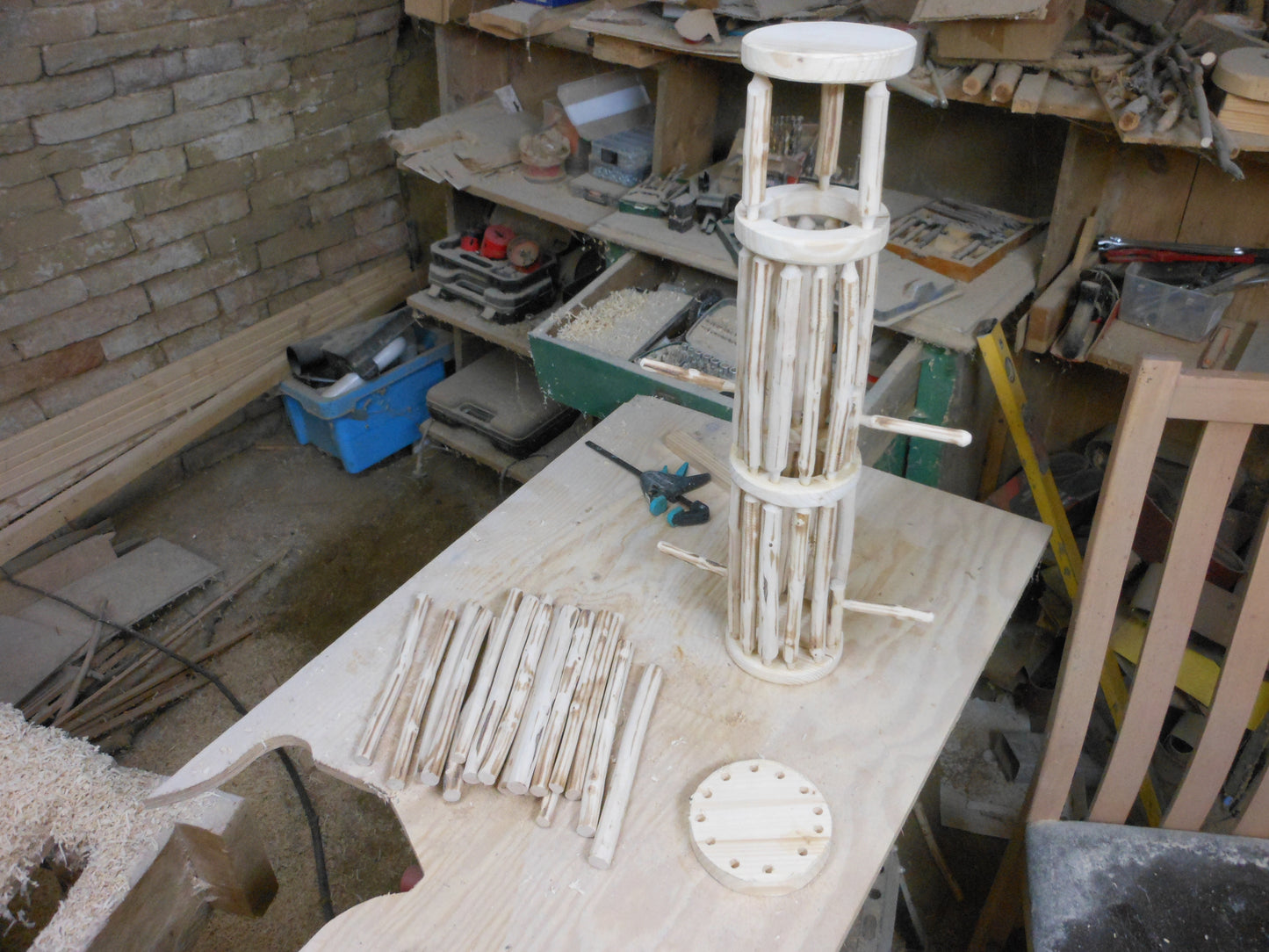 Meisenknödelhalter für Knödel ohne Netz XXL Tit dumpling holder for dumplings without net XXL - BalkanwoodDesign Handmade