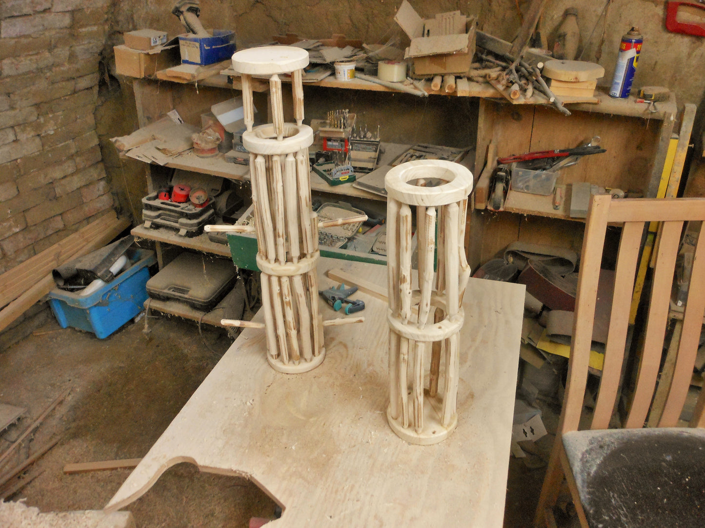 Meisenknödelhalter für Knödel ohne Netz XXL Tit dumpling holder for dumplings without net XXL - BalkanwoodDesign Handmade