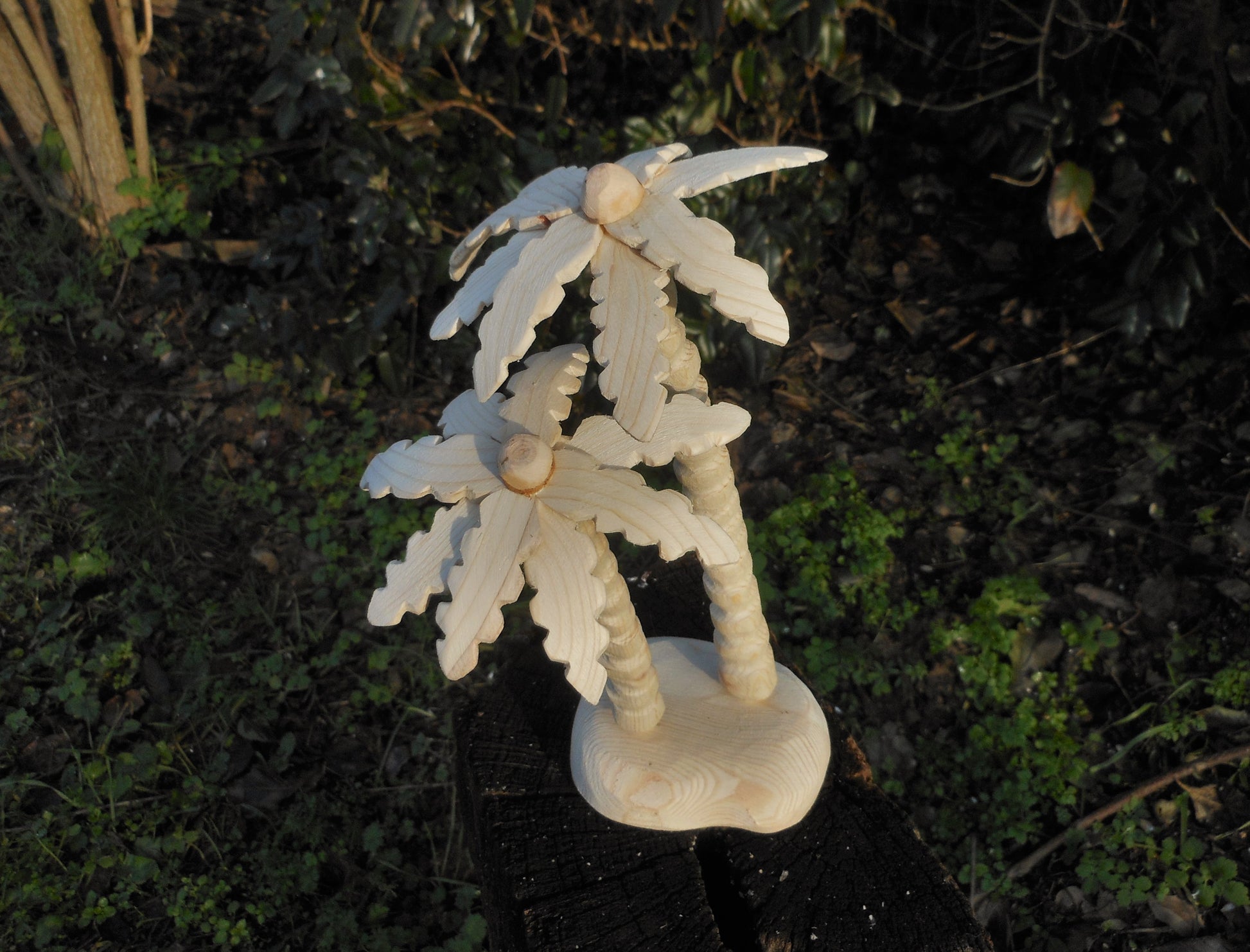 Palme aus Holz Handarbeit upcycling Deko  Wooden palm tree handmade upcycling - BalkanwoodDesign Handmade