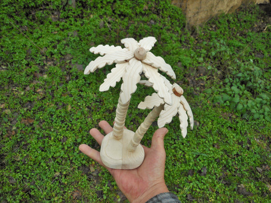 Palme aus Holz Handarbeit upcycling Deko  Wooden palm tree handmade upcycling - BalkanwoodDesign Handmade