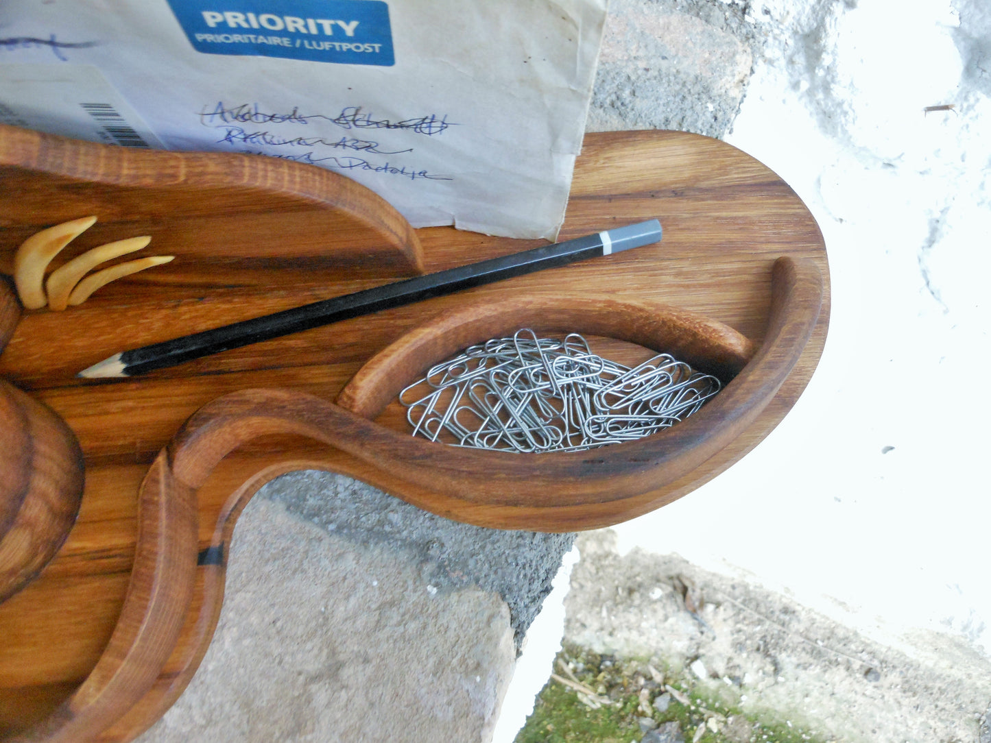 Schreibtisch-Organizer upcycling uraltem Holz Organizer für das anspruchsvolle Büro - BalkanwoodDesign Handmade