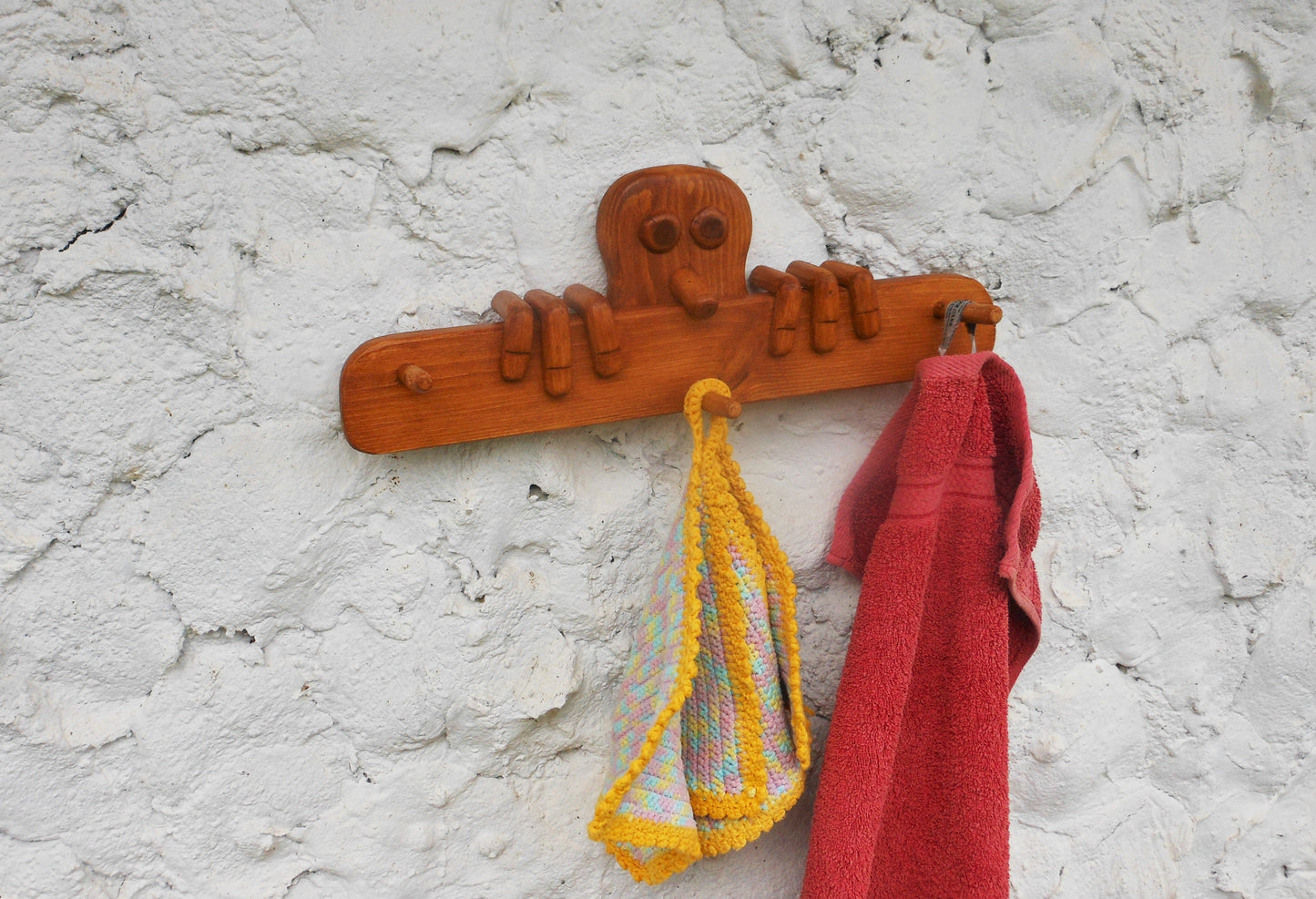 Gaderobe Handtuchhalter Aufhänger für Kinder Kleiderhaken - BalkanwoodDesign Handmade