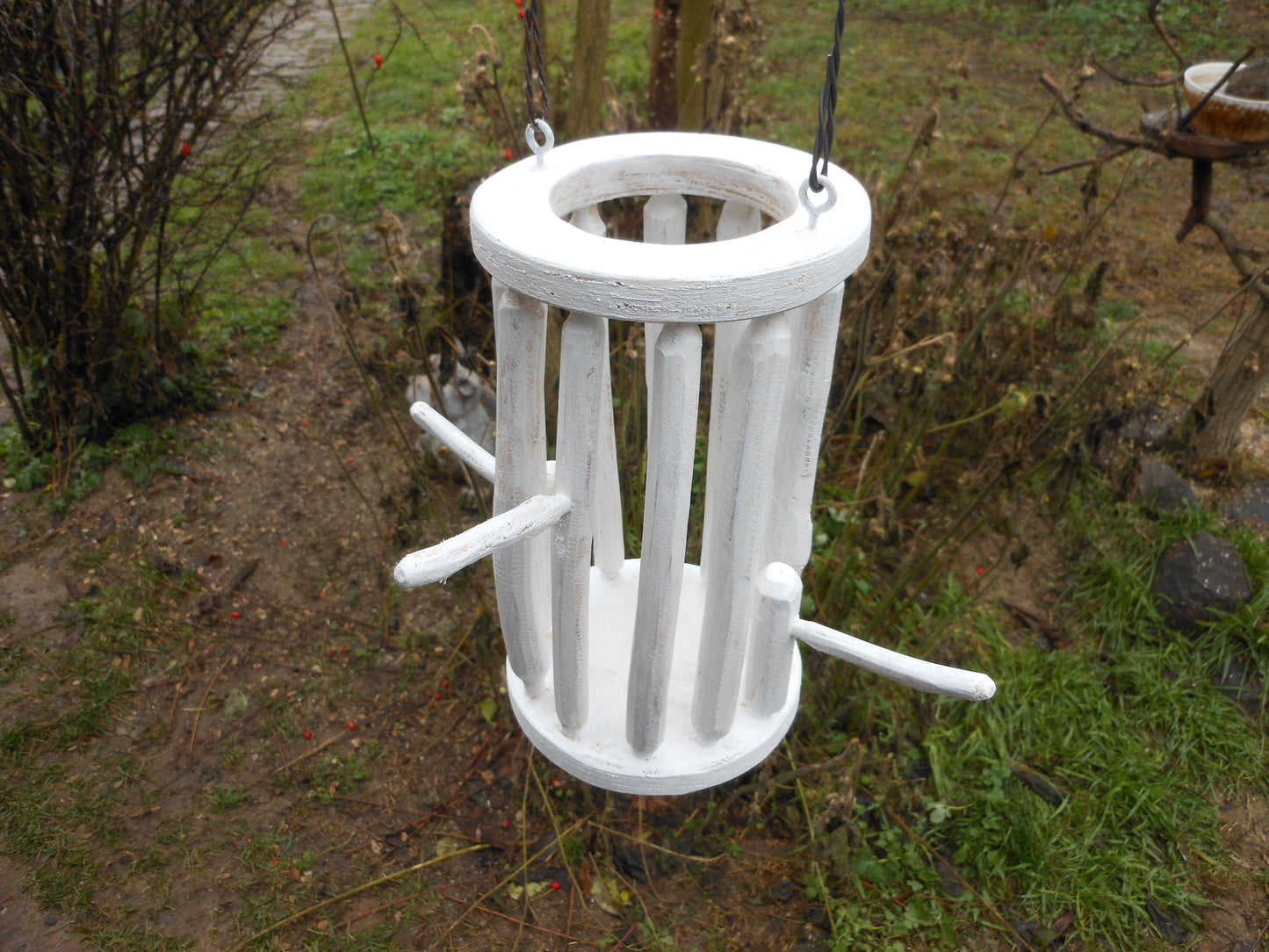 Meisenknödelhalter für Knödel ohne Netz Vogelfutter Vogelfutterplatz Birdfeeder - BalkanwoodDesign Handmade