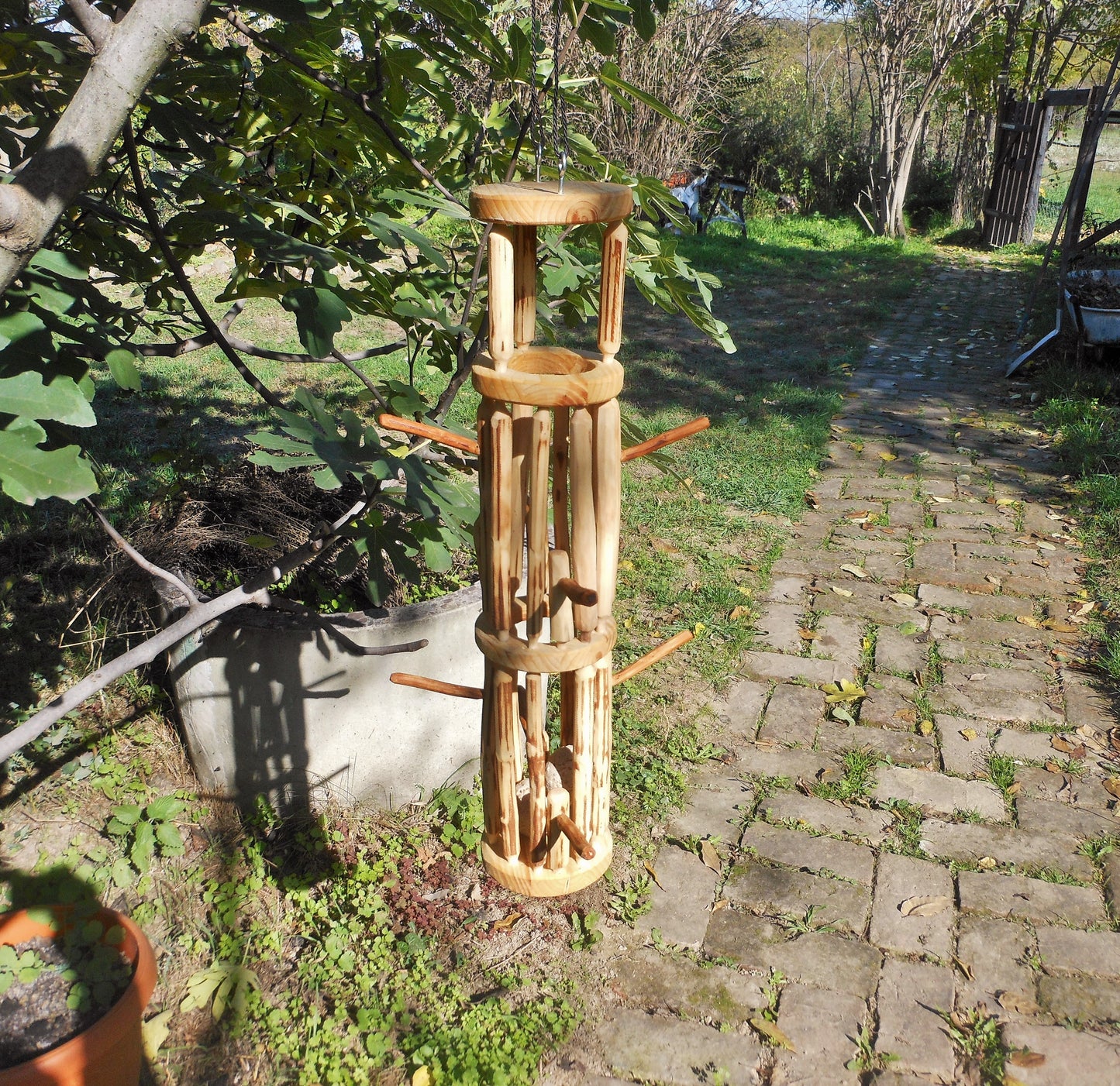 Meisenknödelhalter für Knödel ohne Netz XXL Tit dumpling holder for dumplings without net XXL - BalkanwoodDesign Handmade