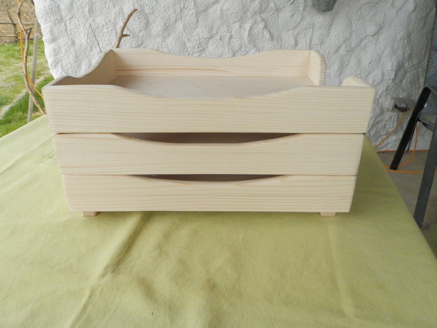 Schreibtischablagen Briefkorb Briefablage Handarbeit aus altem Nadelholz upcycling - BalkanwoodDesign Handmade