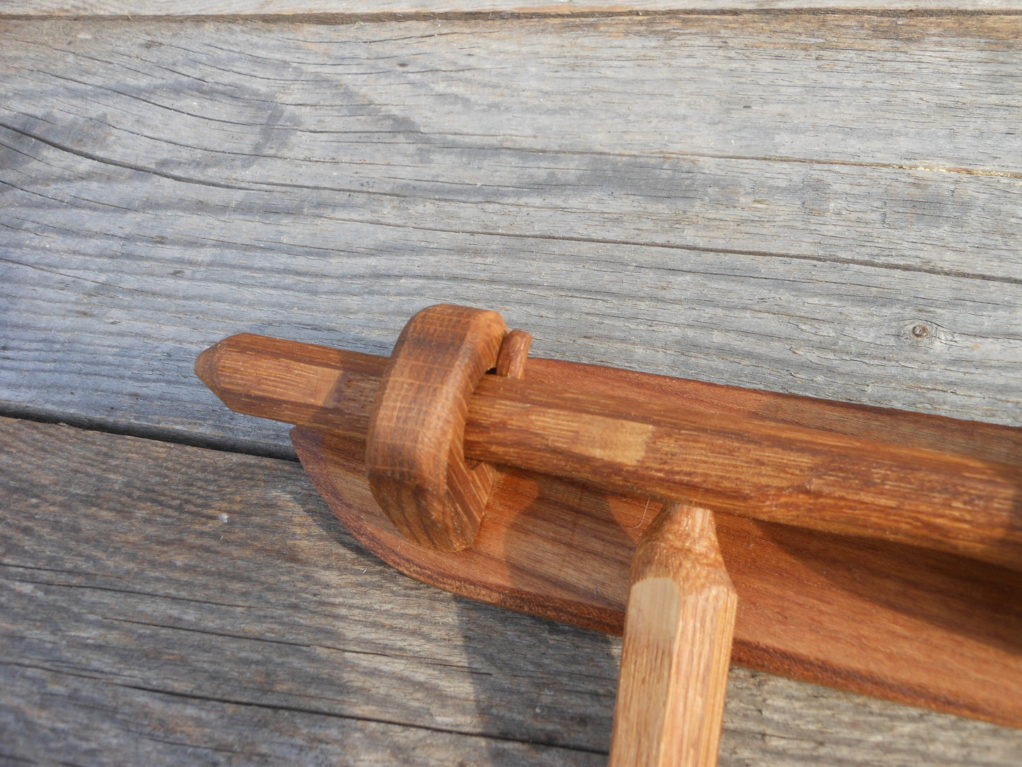 Türriegel aus altem Eichen-Holz Door latch made of old oak wood - BalkanwoodDesign Handmade