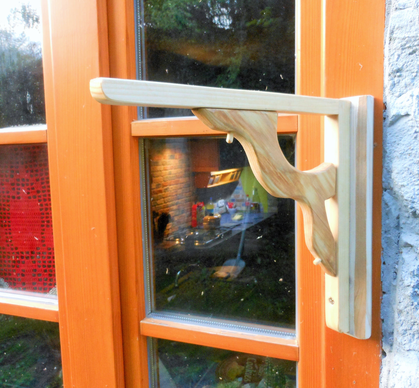 Vogelhaus Regal Stütze Vogelhäuschenhalter Wandhalterung Fensterhalterung - BalkanwoodDesign Handmade