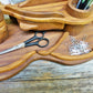 Schreibtisch-Organizer Vintage-Look aus uraltem Eichenholz - BalkanwoodDesign Handmade