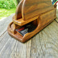 Schreibtisch-Organizer Vintage-Look aus uraltem Eichenholz - BalkanwoodDesign Handmade
