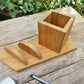 Schreibtisch-Organizer Stifthalter Stiftdose Büro-ordnung Handarbeit upcycling - BalkanwoodDesign Handmade