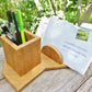 Schreibtisch-Organizer Stifthalter Stiftdose Büro-ordnung Handarbeit upcycling - BalkanwoodDesign Handmade