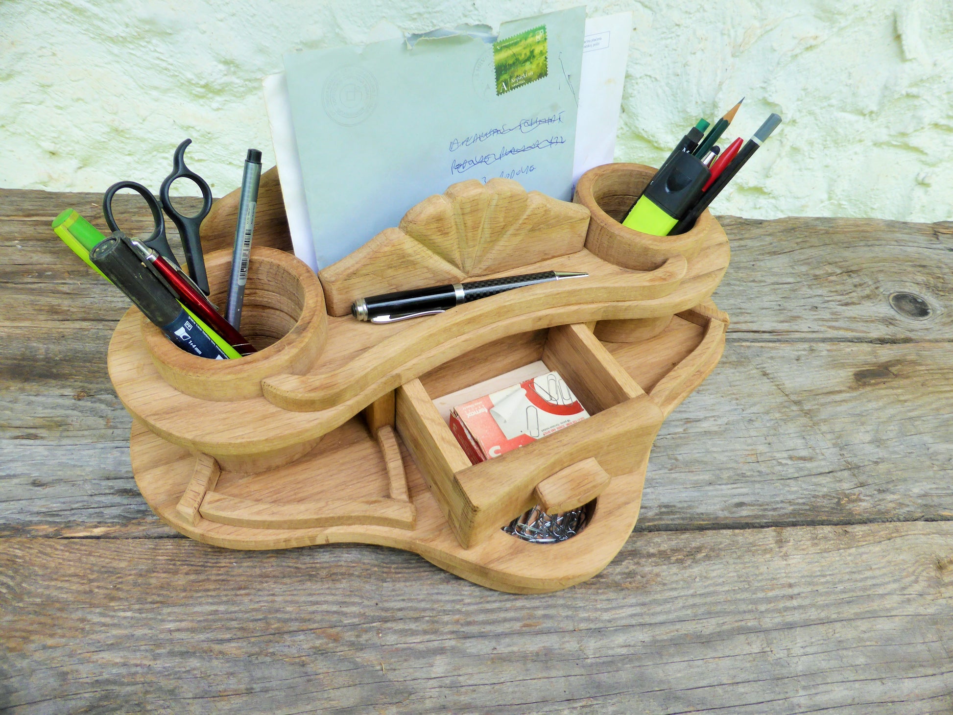 Schreibtisch-Organizer ür´s anspruchsvolle Büro Nur auf Bestellung - BalkanwoodDesign Handmade