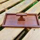 Stiftablage mit praktischem Tragegriff.  Pen tray with practical carrying handle. - BalkanwoodDesign Handmade