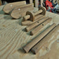 Türriegel aus altem Eichen-Holz Door latch made of old oak wood - BalkanwoodDesign Handmade