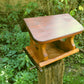 Vogelfutterhaus reine Handarbeit Gartendeko zum aufhängen oder hinstellen - BalkanwoodDesign Handmade