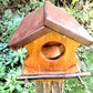 Vogelfutterhaus reine Handarbeit Gartendeko zum aufhängen oder hinstellen - BalkanwoodDesign Handmade